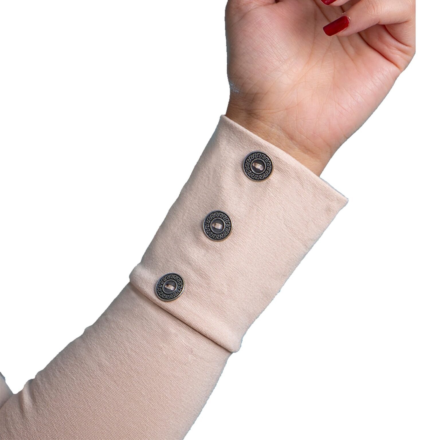 arm sleeves with buttons