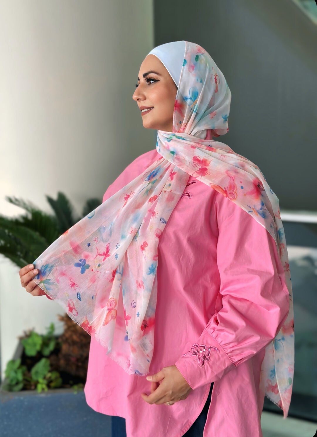 linen scarf