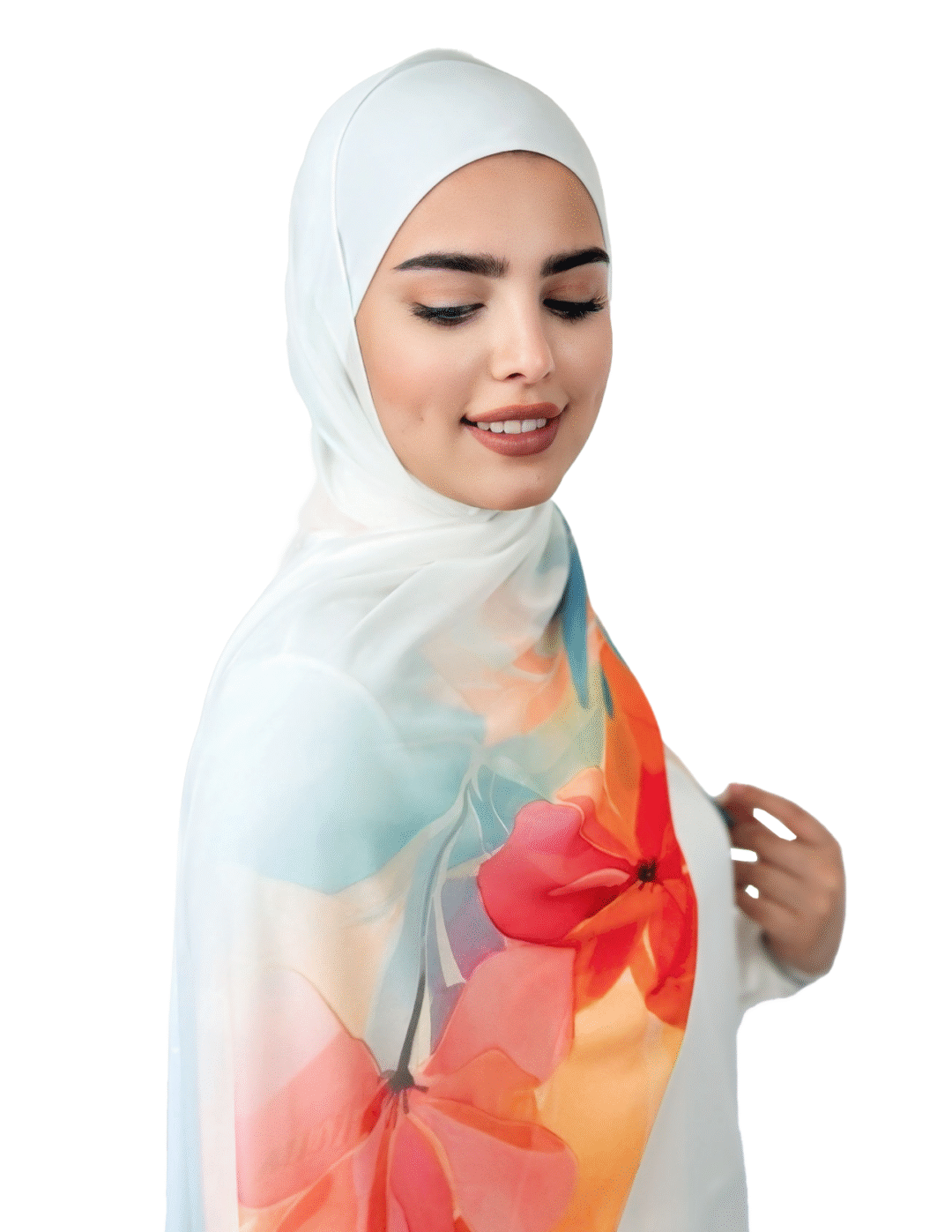 ⁦georgette scarf⁩ - الصورة ⁦3⁩