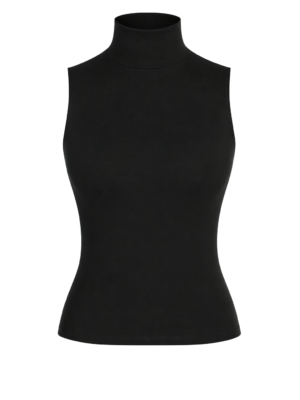 hi neck sleeveless  body