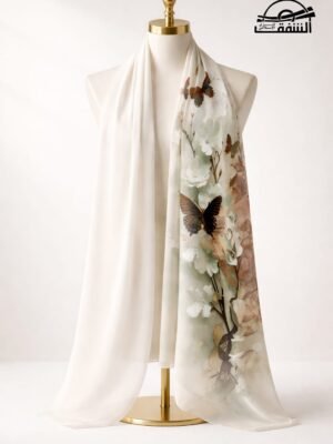 GEORGETTE  FLORAL SCARF
