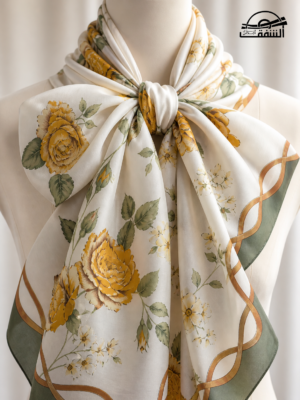 satan floral scarf